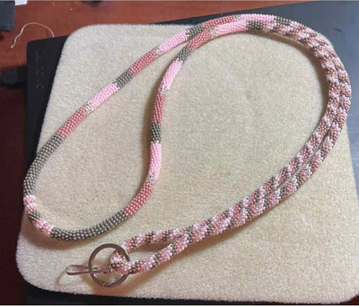 Handmade beaded lanyard design 12 from Thunder Bay